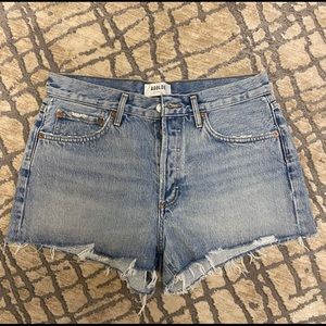Agolde Parker Jean Shorts 28